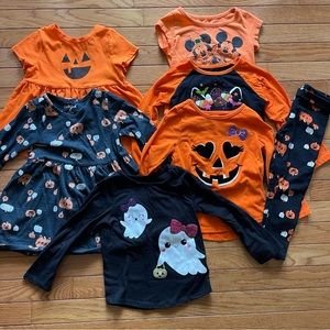Toddler Girls 3T Halloween Clothing Bundle